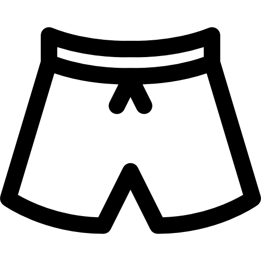 Shorts Curved Lineal icon
