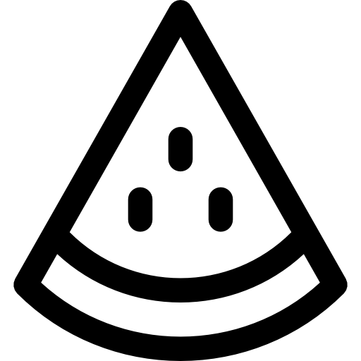 arbuz Curved Lineal ikona