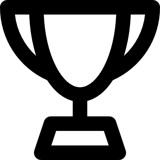 trofeo Basic Rounded Lineal icona