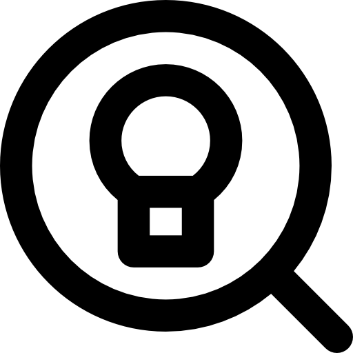 ricerca Basic Rounded Lineal icona