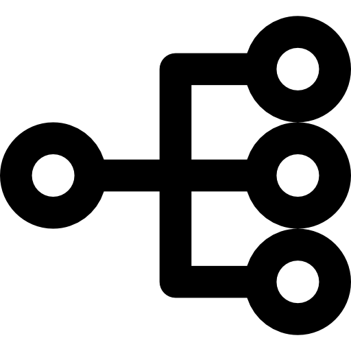 Organization Basic Rounded Lineal ikon