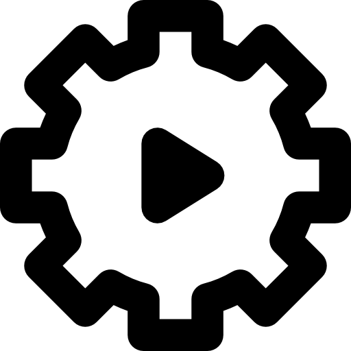 automatización Basic Rounded Lineal icono