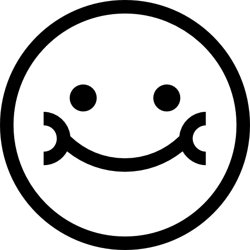 笑顔 Basic Straight Lineal icon