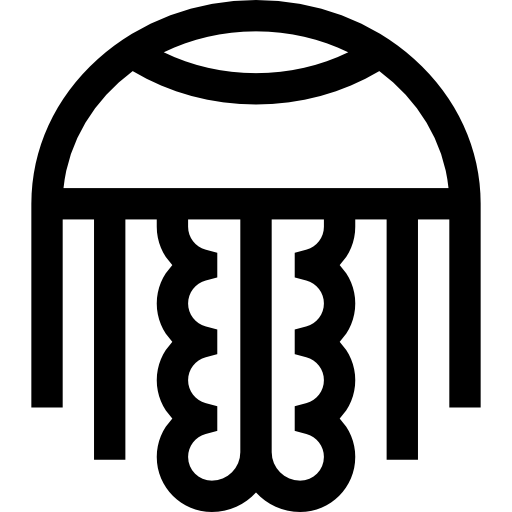 クラゲ Basic Straight Lineal icon