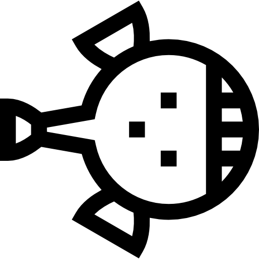 rana pescatrice Basic Straight Lineal icona