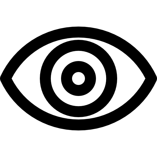vigilancia Basic Rounded Lineal icono