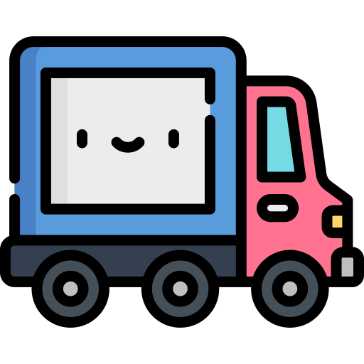 Trailer Kawaii Lineal color icon