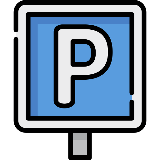 Parking Kawaii Lineal color icon