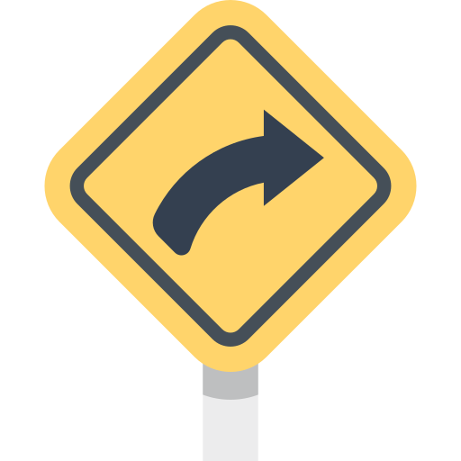 曲線 Kawaii Flat icon