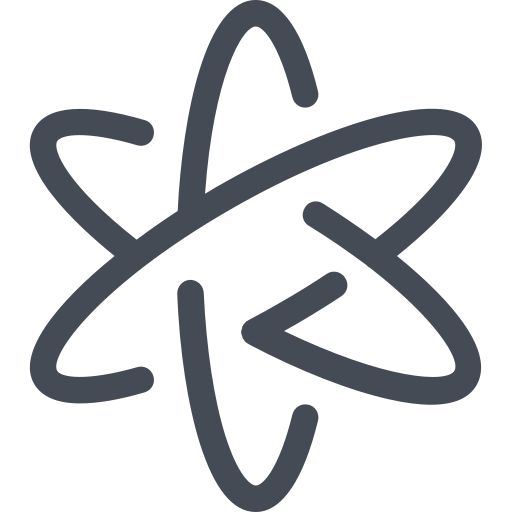 atom Sergei Kokota Lineal Color ikona
