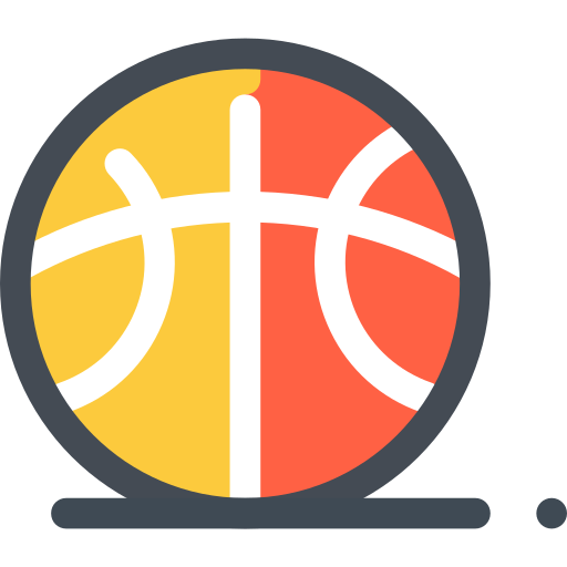 basketbal Sergei Kokota Lineal Color icoon