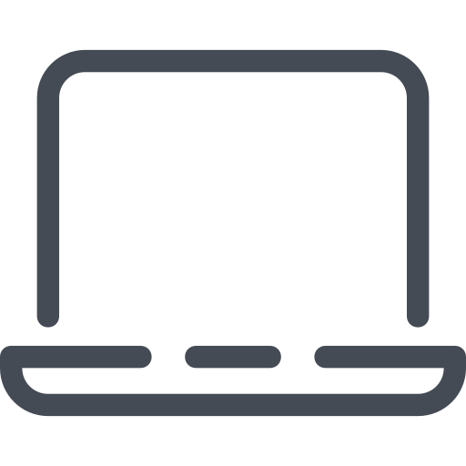 laptop Sergei Kokota Lineal Color ikona