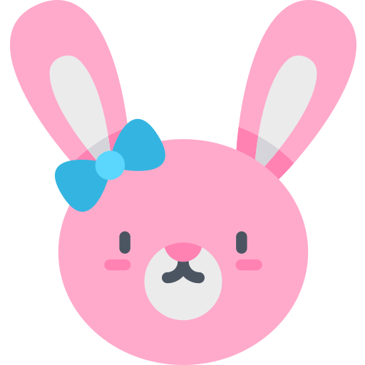 Bunny Kawaii Flat icon