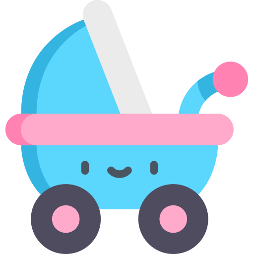 kinderwagen Kawaii Flat icon