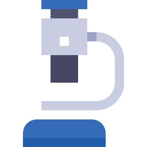 microscoop Pixelmeetup Flat icoon