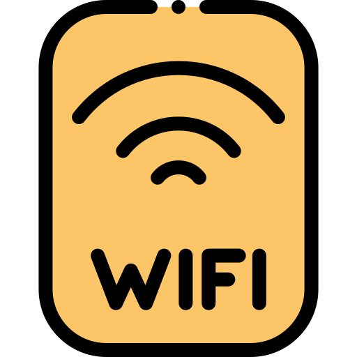 wifi Detailed Rounded Lineal color icono