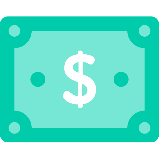 dolar Kawaii Flat ikona