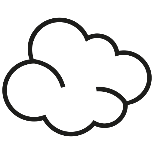 nuvola Generic outline icona