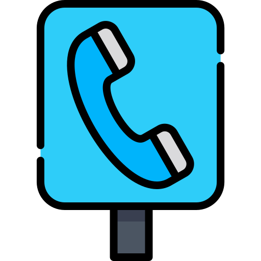 電話機 Kawaii Lineal color icon