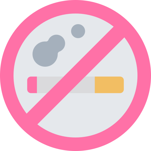 No smoking Kawaii Flat icon