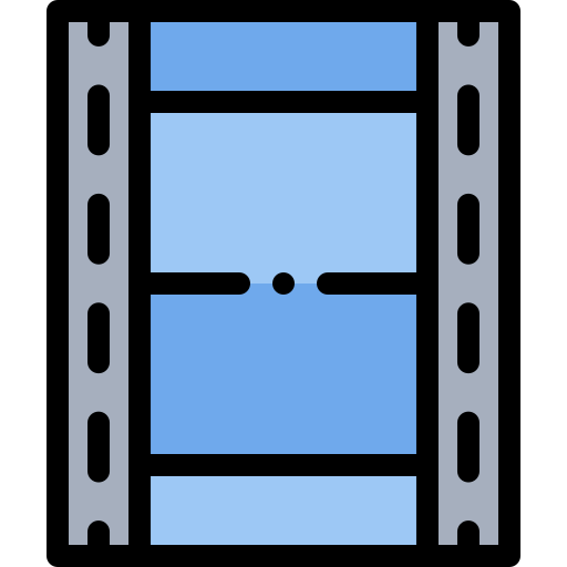 filmrolle Detailed Rounded Lineal color icon