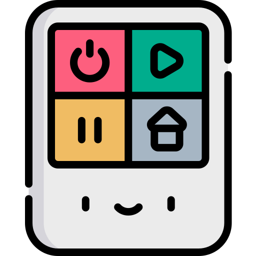Controlador de la casa Kawaii Lineal color icono