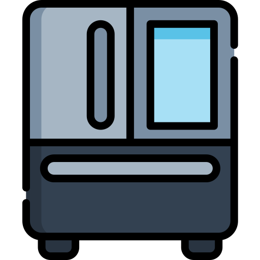 Холодильник Kawaii Lineal color иконка