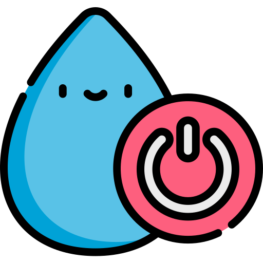 節水 Kawaii Lineal color icon