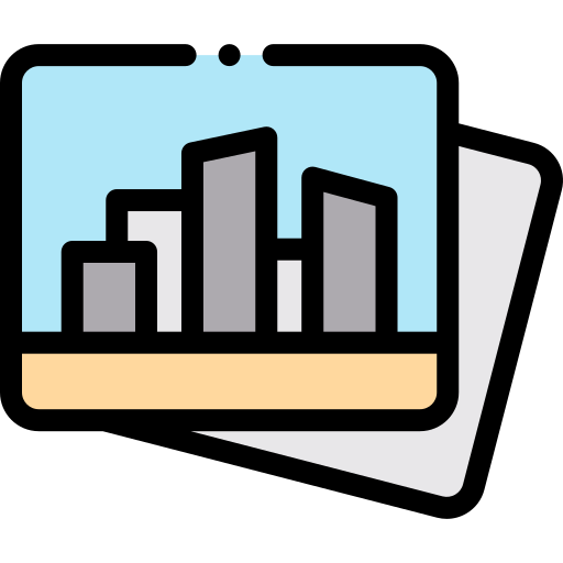 Postcard Detailed Rounded Lineal color icon