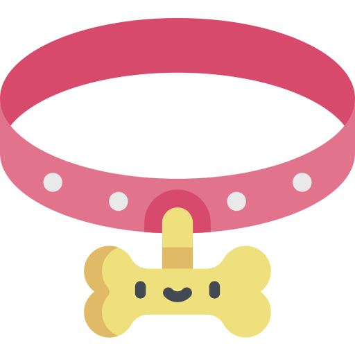 犬の首輪 Kawaii Flat icon