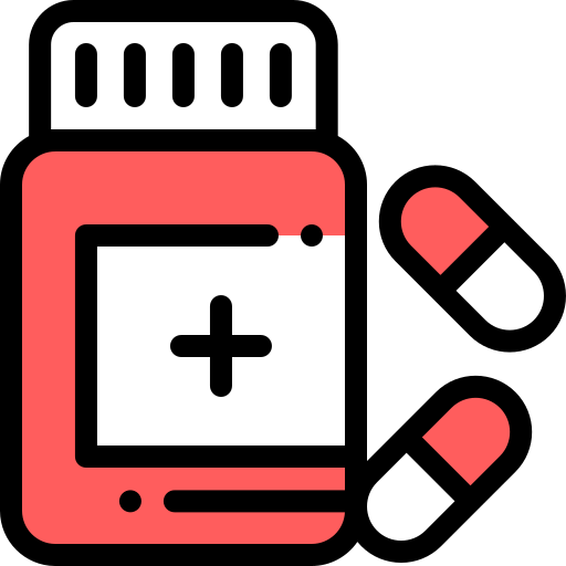 Drug Detailed Rounded Lineal color icon