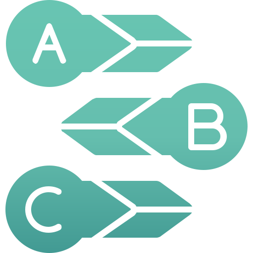 diagramme Generic gradient fill Icône