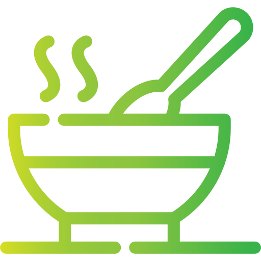 sopa caliente Generic gradient outline icono