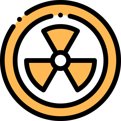 Nuclear Detailed Rounded Lineal color icon