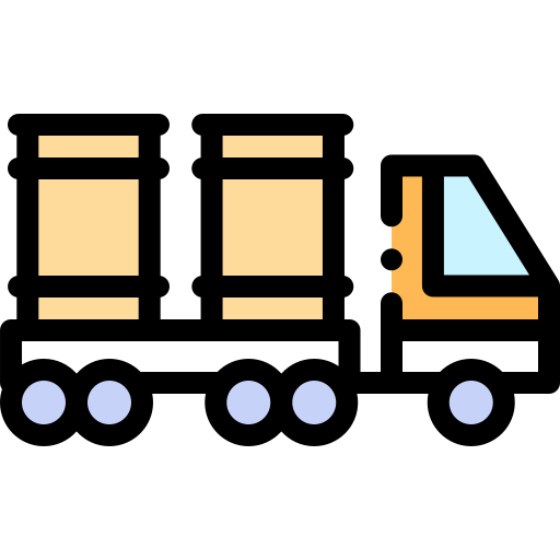 transport Detailed Rounded Lineal color icon