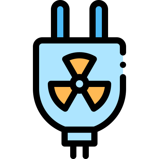 핵무기 Detailed Rounded Lineal color icon