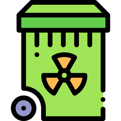 핵무기 Detailed Rounded Lineal color icon