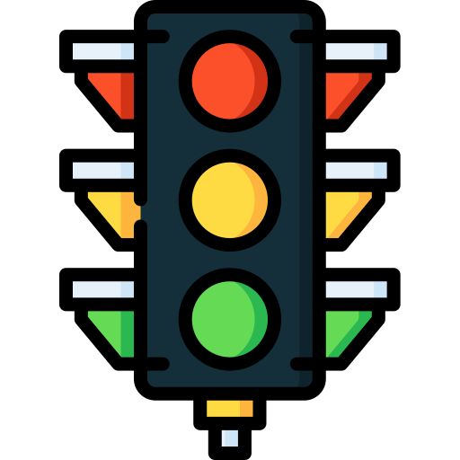 Traffic light Special Lineal color icon