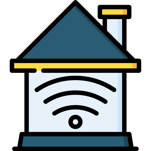 Smart house Special Lineal color icon
