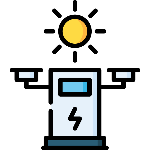 Energía solar Special Lineal color icono
