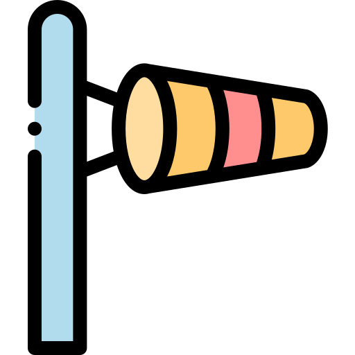 바람 소켓 Detailed Rounded Lineal color icon