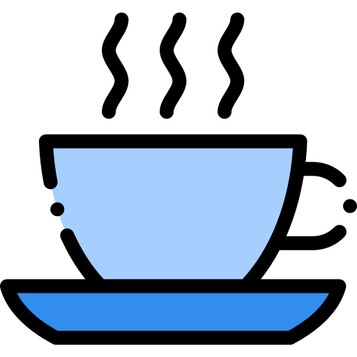 Coffee cup Detailed Rounded Lineal color icon