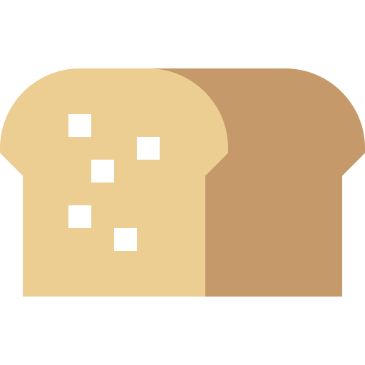 chleb Pixelmeetup Flat ikona