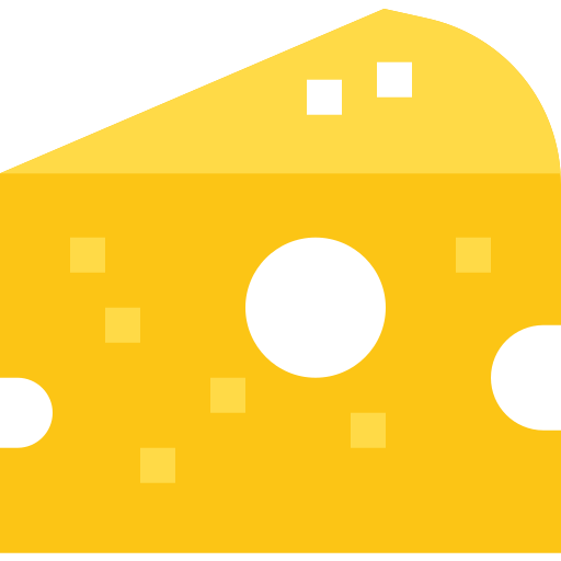 Cheese Pixelmeetup Flat icon