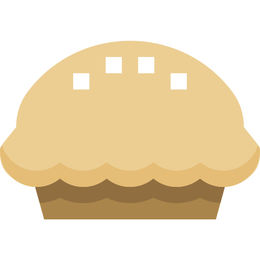 taart Pixelmeetup Flat icoon