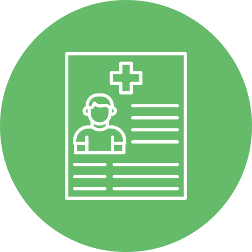 Medical record Generic color fill icon