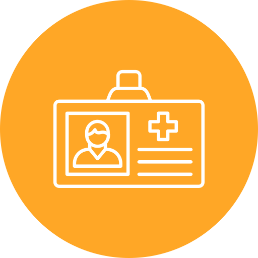 Medical card Generic color fill icon