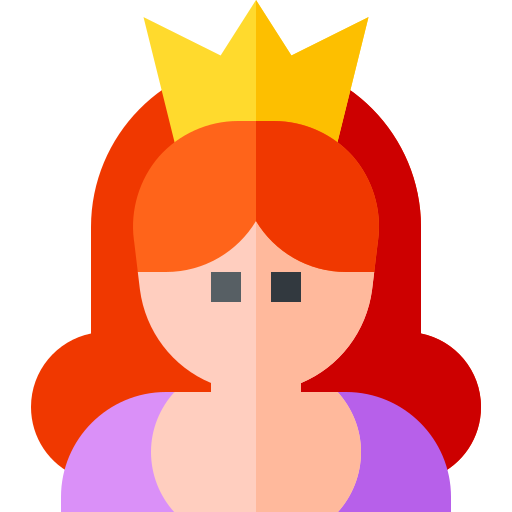 Принцесса Basic Straight Flat иконка