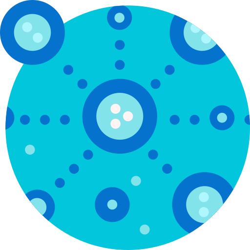 Network Detailed Flat Circular Flat icon