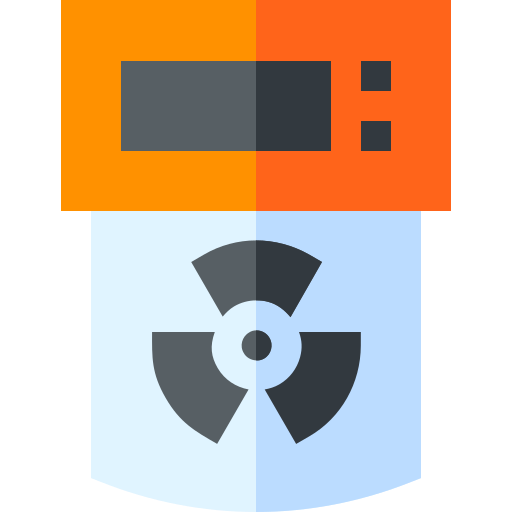 Radiation Basic Straight Flat icon